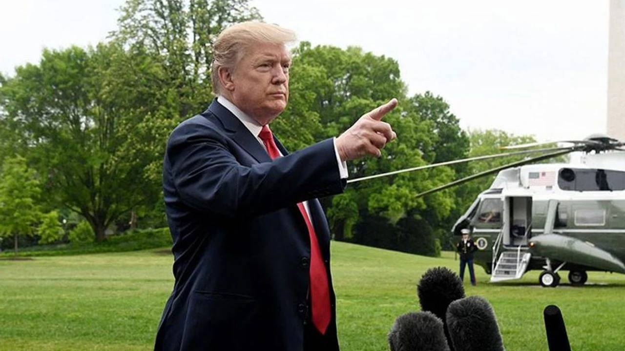 trumpin icinde bulundugu helikoptere lazer dogrultan kisi gozaltina alindi iUI8DXHQ