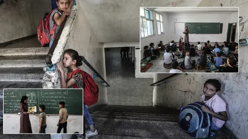 gazzede cocuk olmak bm okullarinda egitim yeniden basladi ewVmezSW.webp